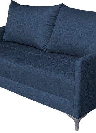Sala Esquinera Modular El Bazar Store Montana 170x155 cm, Tela Lino nacional Love seat y taburete