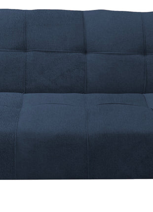 Sofá Cama Reclinable El Bazar Store New York Terciopelo Azul Marino Futón 3 posiciones
