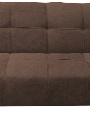 Sofá Cama Reclinable El Bazar Store New York Terciopelo Chocolate Futón 3 posiciones