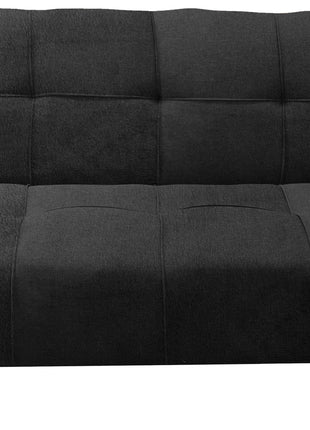 Sofá Cama Reclinable El Bazar Store New York Terciopelo Gris Oxford Futón 3 posiciones