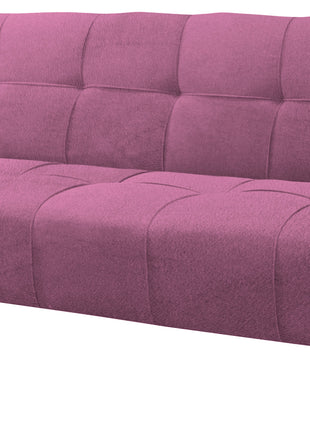 Sofá Cama Reclinable El Bazar Store New York Terciopelo Rosa Futón 3 posiciones