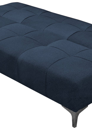 Sofá Cama Reclinable El Bazar Store New York Terciopelo Azul Marino Futón 3 posiciones