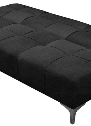 Sofá Cama Reclinable El Bazar Store New York Terciopelo Gris Oxford Futón 3 posiciones