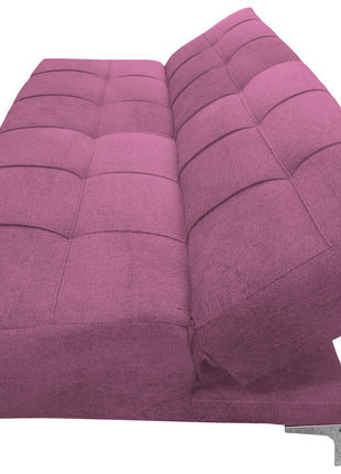 Sofá Cama Reclinable El Bazar Store New York Terciopelo Rosa Futón 3 posiciones