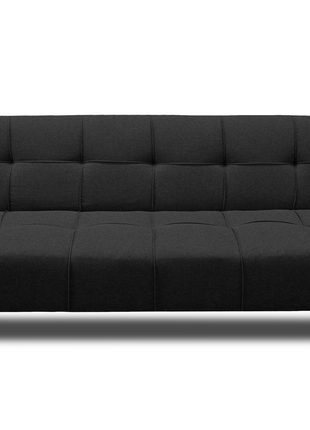 Sofá Cama Reclinable New York Lino Gris Oxford Futon 3 Posiciones, El Bazar Store