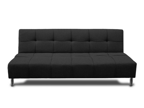 Sofá Cama Reclinable New York Lino Gris Oxford Futon 3 Posiciones, El Bazar Store