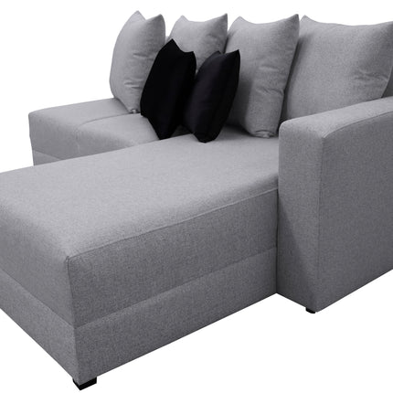 Sala Esquinera Orlando Gris Plata - 200 x 160 cm, El Bazar Store