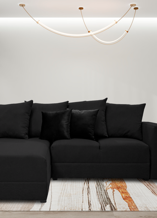 Sala Esquinera El Bazar Store Lombar Lino- 220x160 cm, tela lino nacional