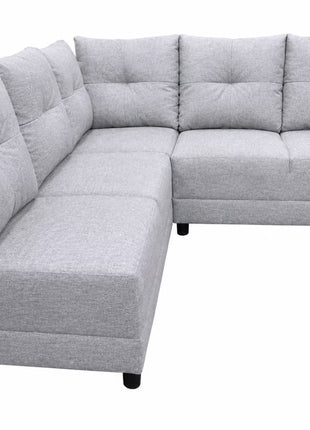 Sala Esquinera El Bazar Store Loki 200x215 cm, Tela Lino nacional, Modular