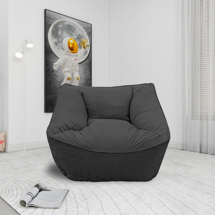 Sillon Puff El Bazar Store Gris Oxford, Sillon Ocasional