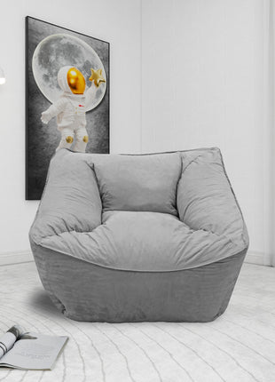 Sillon Puff El Bazar Store Plata, Sillon Ocasional