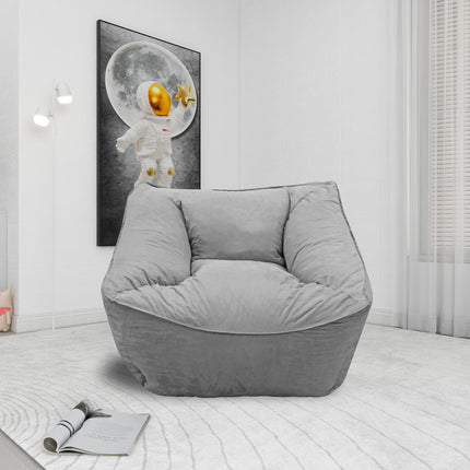 Sillon Puff El Bazar Store Plata, Sillon Ocasional