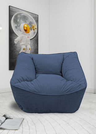 Sillon Puff El Bazar Store Azul Marino, Sillon Ocasional