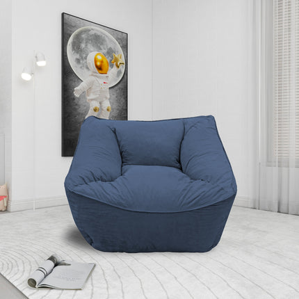 Sillon Puff El Bazar Store Azul Marino, Sillon Ocasional