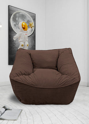 Sillon Puff El Bazar Store Chocolate, Sillon Ocasional