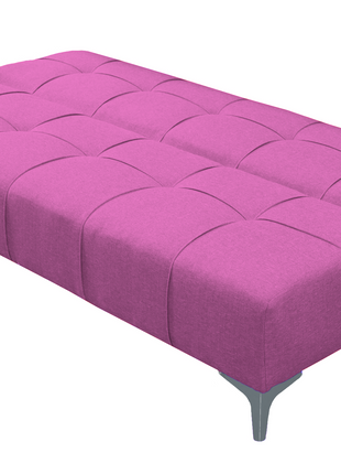 Sofá Cama Reclinable New York Lino Rosa Futon 3 Posiciones, El Bazar Store