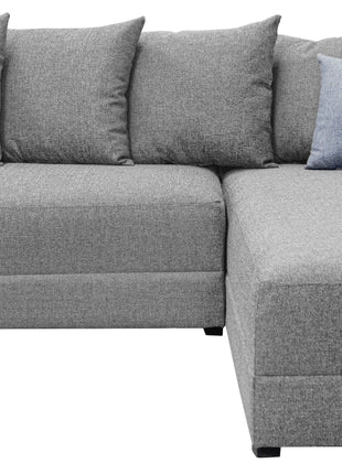 Sala Esquinera Samso Lino Gris plata- 240x180 cm, El Bazar Store