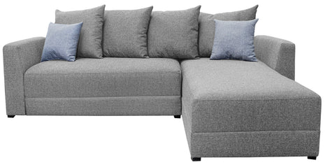 Sala Esquinera Samso Lino Gris plata- 240x180 cm, El Bazar Store