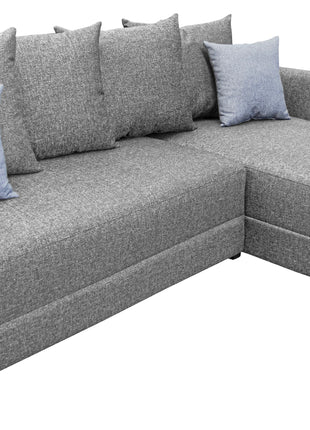 Sala Esquinera Samso Lino Gris plata- 240x180 cm, El Bazar Store