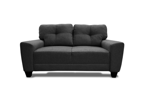 Love seat El Bazar Store Sidney Lino Gris oxford 2 plazas, Modular, Moderno, Sala, Sofa