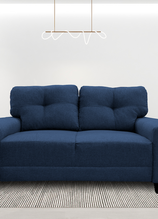 Sala Modular 3-2-1 El Bazar Store Sidney Azul marino, Sofa, Love seat y sillon