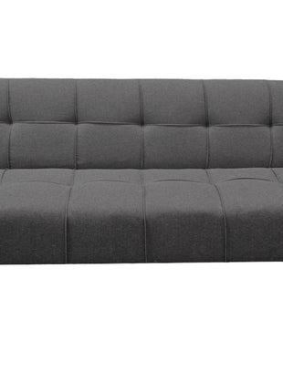 Sofá Cama Reclinable New York Lino Gris Oxford Futon 3 Posiciones, El Bazar Store