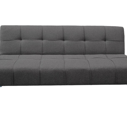 Sofá Cama Reclinable New York Lino Gris Oxford Futon 3 Posiciones, El Bazar Store
