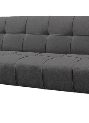 Sofá Cama Reclinable New York Lino Gris Oxford Futon 3 Posiciones, El Bazar Store