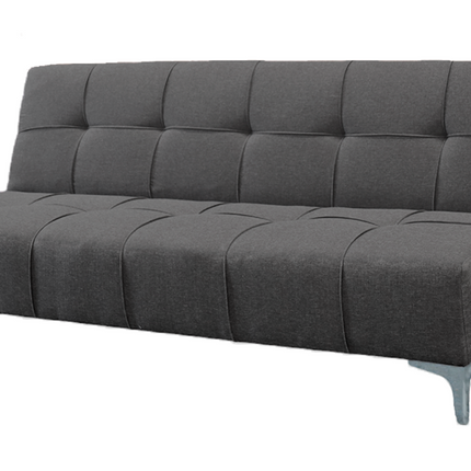 Sofá Cama Reclinable New York Lino Gris Oxford Futon 3 Posiciones, El Bazar Store