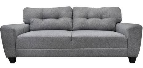 Sofa El Bazar Store Sidney Lino Gris plata 3 plazas, Modular, Moderno, Sala