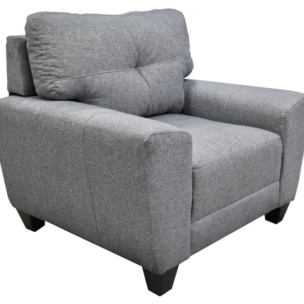 Sillon El Bazar Store Sidney Lino Gris plata 1 plaza, Modular, Moderno, Sala