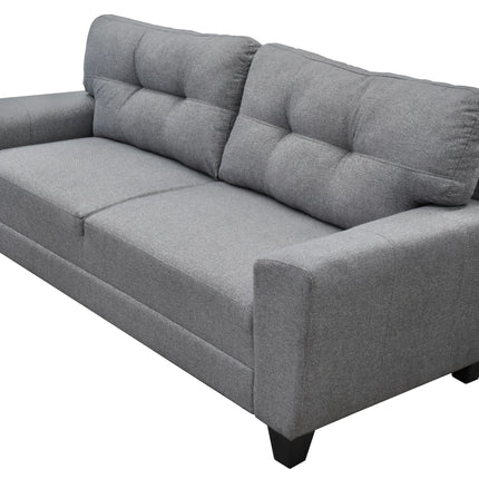 Sofa El Bazar Store Sidney Lino Gris plata 3 plazas, Modular, Moderno, Sala