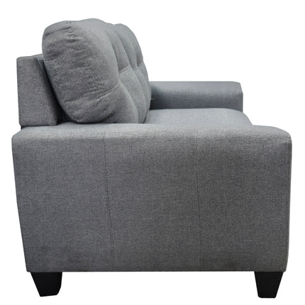 Sofa El Bazar Store Sidney Lino Gris plata 3 plazas, Modular, Moderno, Sala