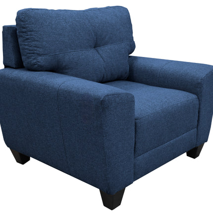 Sillon El Bazar Store Sidney Lino Azul marino 1 plaza, Modular, Moderno, Sala