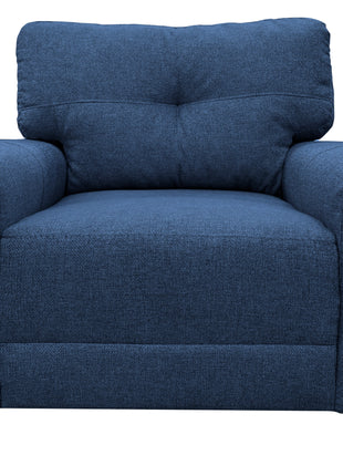 Sillon El Bazar Store Sidney Lino Azul marino 1 plaza, Modular, Moderno, Sala