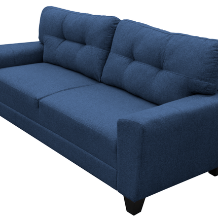 Sofa El Bazar Store Sidney Lino Azul marino 3 plazas, Modular, Moderno, Sala