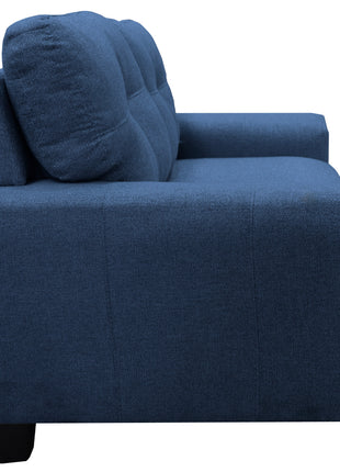 Sofa El Bazar Store Sidney Lino Azul marino 3 plazas, Modular, Moderno, Sala