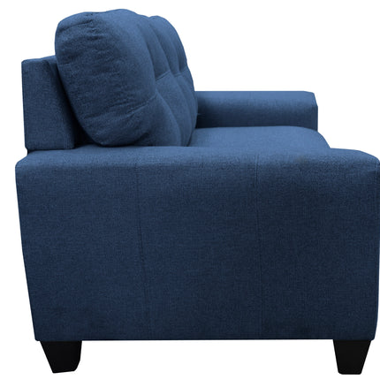 Sofa El Bazar Store Sidney Lino Azul marino 3 plazas, Modular, Moderno, Sala