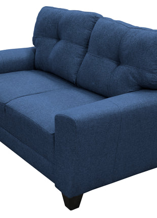 Love seat El Bazar Store Sidney Lino Azul marino 2 plazas, Modular, Moderno, Sala, Sofa