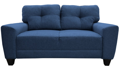 Love seat El Bazar Store Sidney Lino Azul marino 2 plazas, Modular, Moderno, Sala, Sofa