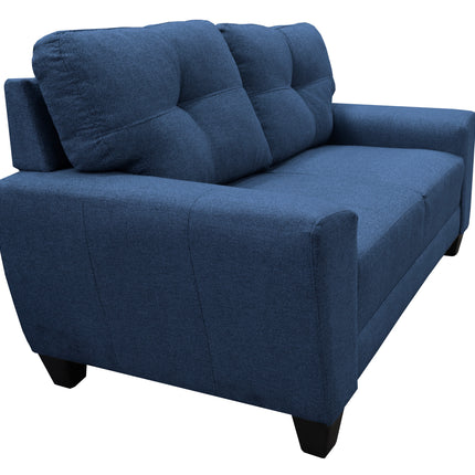 Love seat El Bazar Store Sidney Lino Azul marino 2 plazas, Modular, Moderno, Sala, Sofa