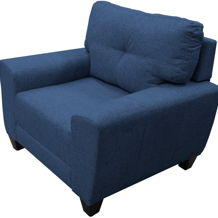 Sillon El Bazar Store Sidney Lino Azul marino 1 plaza, Modular, Moderno, Sala
