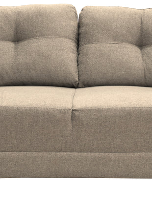 Love seat El Bazar Store Sidney Lino Beige 2 plazas, Modular, Moderno, Sala, Sofa