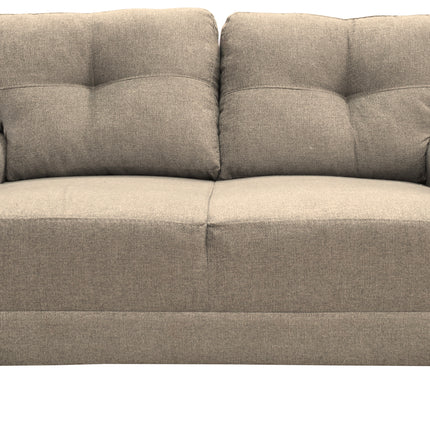 Love seat El Bazar Store Sidney Lino Beige 2 plazas, Modular, Moderno, Sala, Sofa