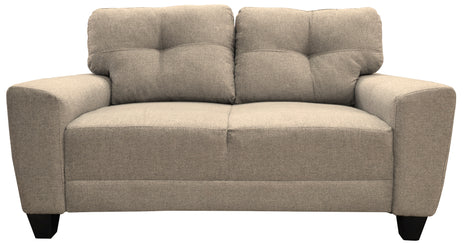 Love seat El Bazar Store Sidney Lino Beige 2 plazas, Modular, Moderno, Sala, Sofa