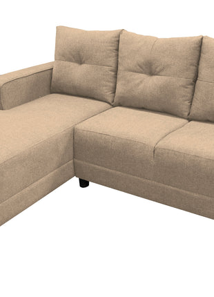 Sala Esquinera El Bazar Store Demeter Beige 210x160 cm, Tela Lino nacional, Modular, Love seat, chaise