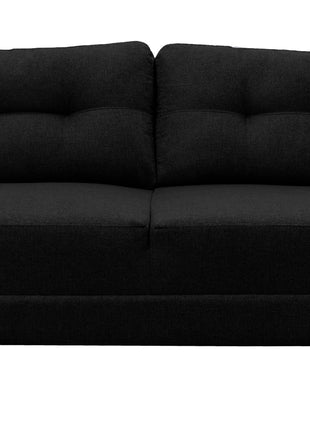 Sofa El Bazar Store Sidney Lino Negro 3 plazas, Modular, Moderno, Sala