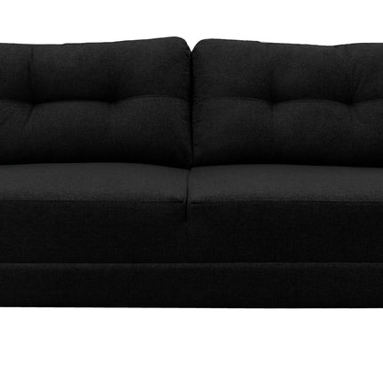 Sofa El Bazar Store Sidney Lino Negro 3 plazas, Modular, Moderno, Sala
