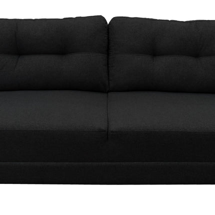 Sofa El Bazar Store Sidney Lino Negro 3 plazas, Modular, Moderno, Sala