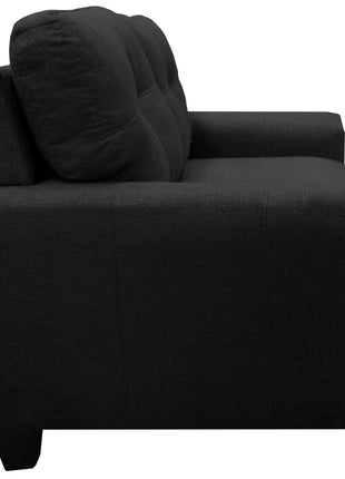 Sofa El Bazar Store Sidney Lino Negro 3 plazas, Modular, Moderno, Sala
